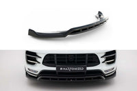 Spoiler bara fata Maxton Design pentru Porsche Macan Turbo (2014-2018), lac negru