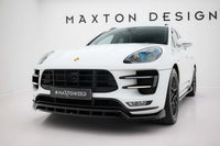 Spoiler bara fata Maxton Design pentru Porsche Macan Turbo (2014-2018), lac negru