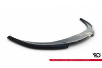 Splitter bara fata Maxton Design pentru Porsche Taycan Turbo (2019-2024), lac negru
