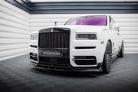 Splitter bara fata Maxton Design pentru Rolls Royce Cullinan (2018-2024), lac negru