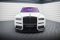 Splitter bara fata Maxton Design pentru Rolls Royce Cullinan (2018-2024), lac negru