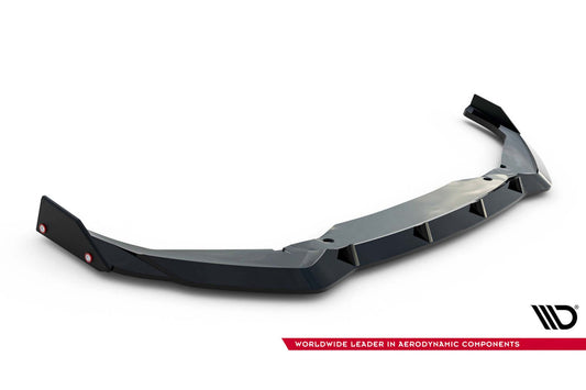 Spoiler / Splitter bara fata Maxton Design pentru Toyota GR Yaris dupa 2024, negru lucios