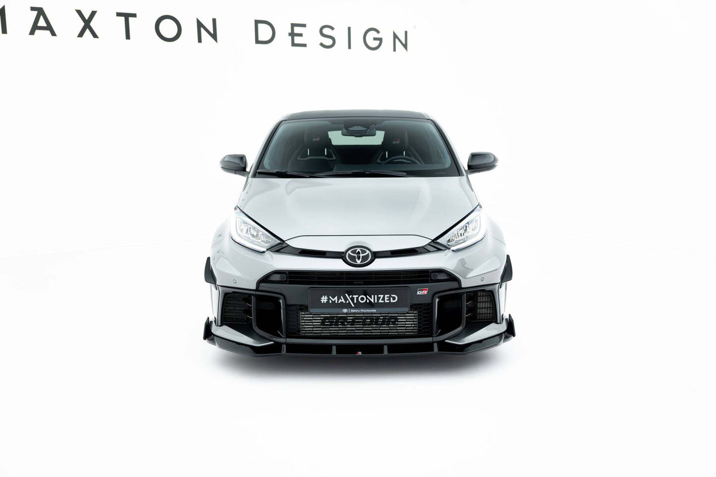 Spoiler / Splitter bara fata Maxton Design pentru Toyota GR Yaris dupa 2024, negru lucios