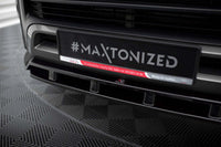Spoiler / Splitter bara fata Maxton Design pentru Toyota Hilux Invincible (dupa 2020), lac negru