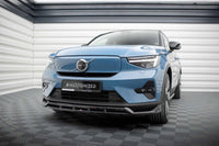 Spoiler / Splitter bară față Maxton Design pentru Volvo C40 (după 2021), negru lucios