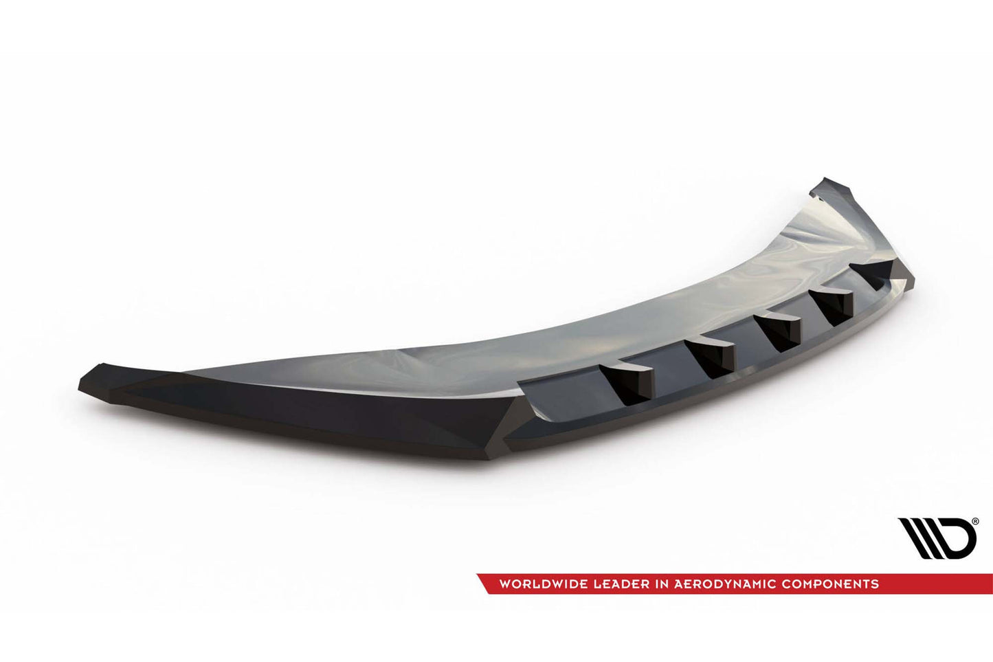 Spoiler Maxton Design pentru bara fata Volvo EX30 dupa 2023, negru lacuit