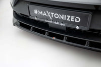Spoiler Maxton Design pentru bara fata Volvo EX30 dupa 2023, negru lacuit