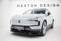 Spoiler Maxton Design pentru bara fata Volvo EX30 dupa 2023, negru lacuit