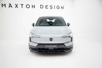 Spoiler Maxton Design pentru bara fata Volvo EX30 dupa 2023, negru lacuit