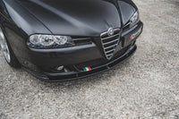 Maxton Design eleron pentru bara fata standard Alfa Romeo 156 2003-2006, negru mat