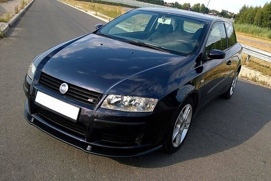 Splitter Maxton Design pentru bara fata standard Fiat Stilo (2001-2007), 3 usi, negru mat