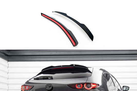 Spoiler plafon Maxton Design pentru Mazda 3 (dupa 2019), lac negru