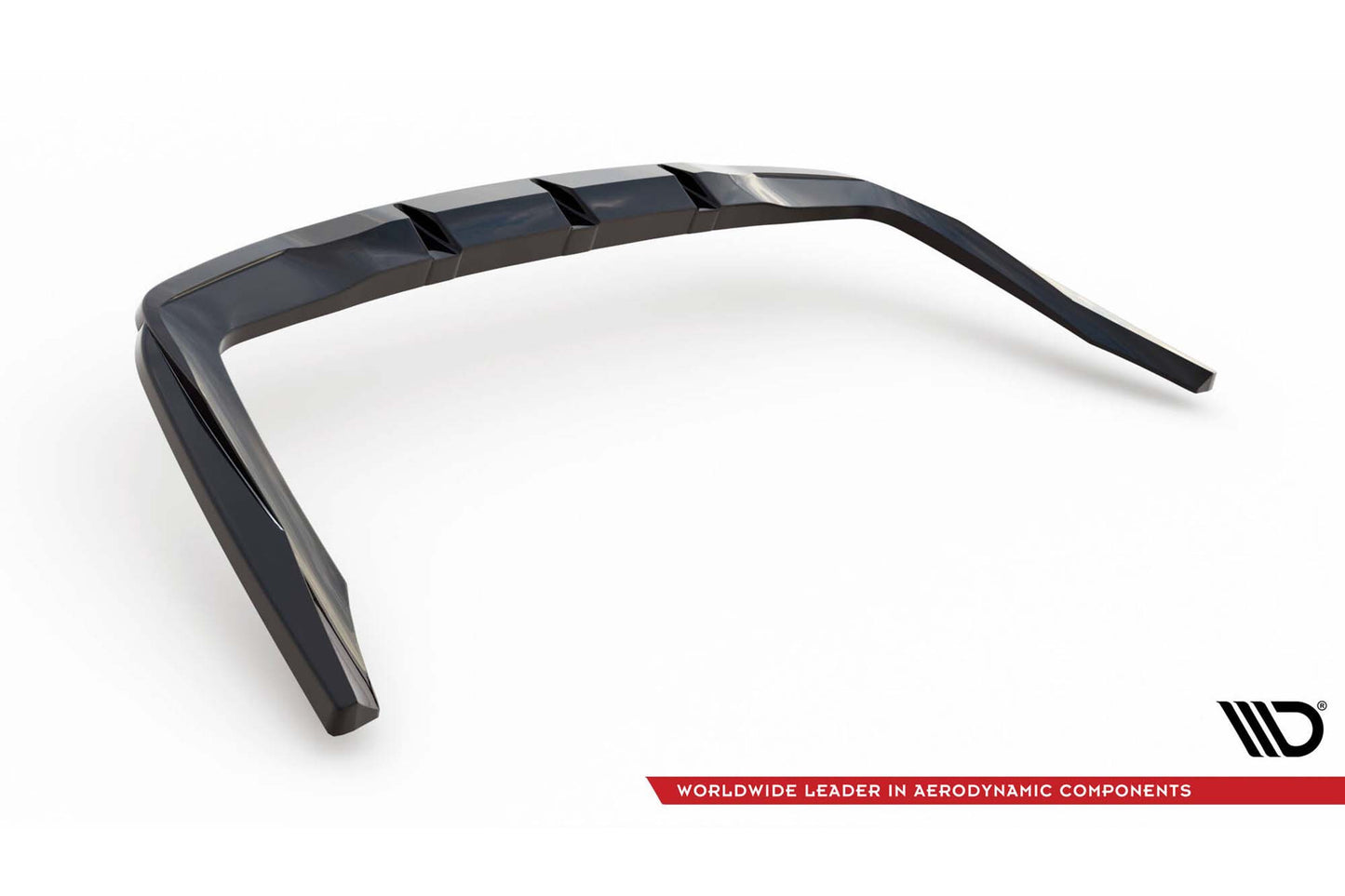 Spoiler Maxton Design pentru bara spate AMG a modelului Mercedes GT 43 Coupe V8 dupa 2018, 4 usi, negru lucios