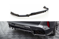 Difuser Maxton Design pentru bara spate BMW X5 M F95 (dupa 2023), lac negru