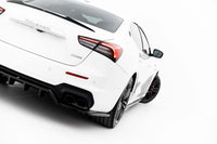 Maxton Design Splitter bara spate pentru Maserati Ghibli Modena (2017-2020), lac negru