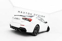 Maxton Design Splitter bara spate pentru Maserati Ghibli Modena (2017-2020), lac negru