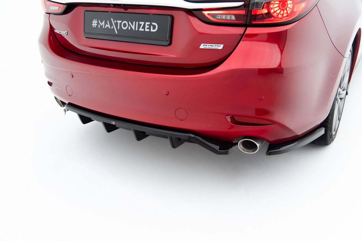 Difuser bara spate Maxton Design pentru Mazda 6 (2017-2023), lac negru