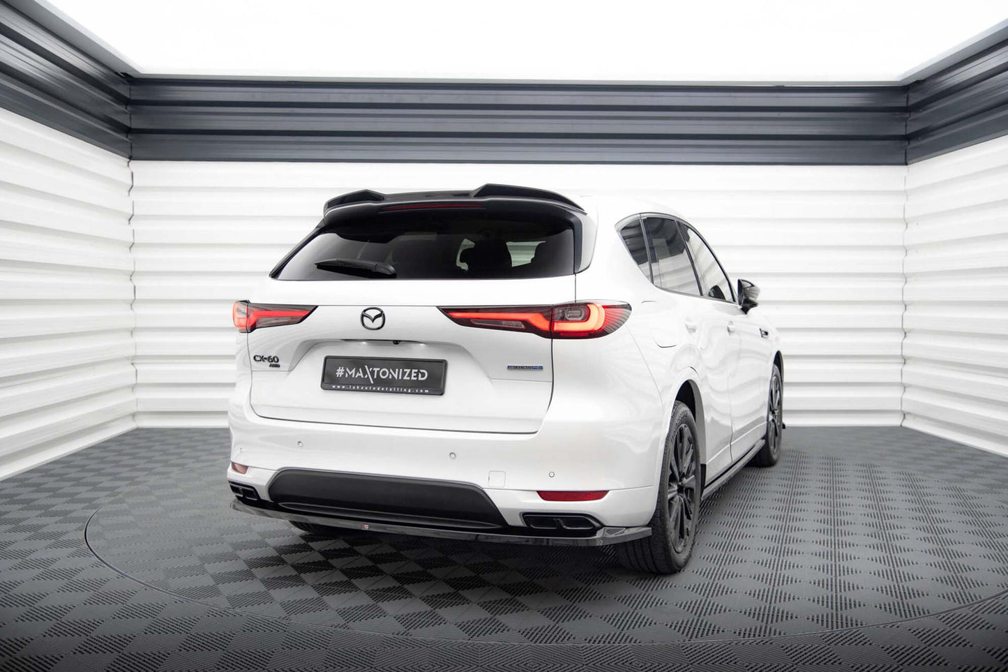 Spoiler bara spate Maxton Design pentru Mazda CX-60 (dupa 2022), negru lucios