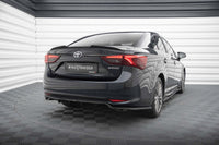 Prelungire bara spate Maxton Design pentru Toyota Avensis sedan (2015-2018), negru lucios
