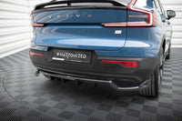 Spoiler / Difuser Maxton Design pentru bara spate Volvo C40 (dupa 2021), negru lucios