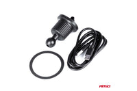 Suport Amio cu cap magnetic rotund pentru telefon cu incarcare wireless 15W MegaSafe – montare pe grilele de ventilatie