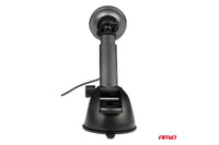 Suport Amio cu brat telescopic si cap magnetic pentru telefon cu incarcare wireless 15W, 2A – montare pe bord prin ventuza