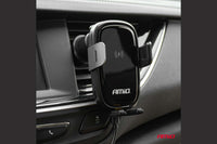 Suport Amio pentru telefon cu incarcare wireless Quick Charge 15W – montare pe grilele de ventilatie