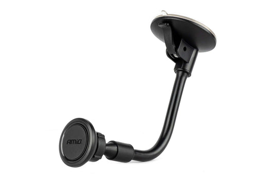 Suport pentru telefon Amio cu brat flexibil, montare pe geam prin ventuza