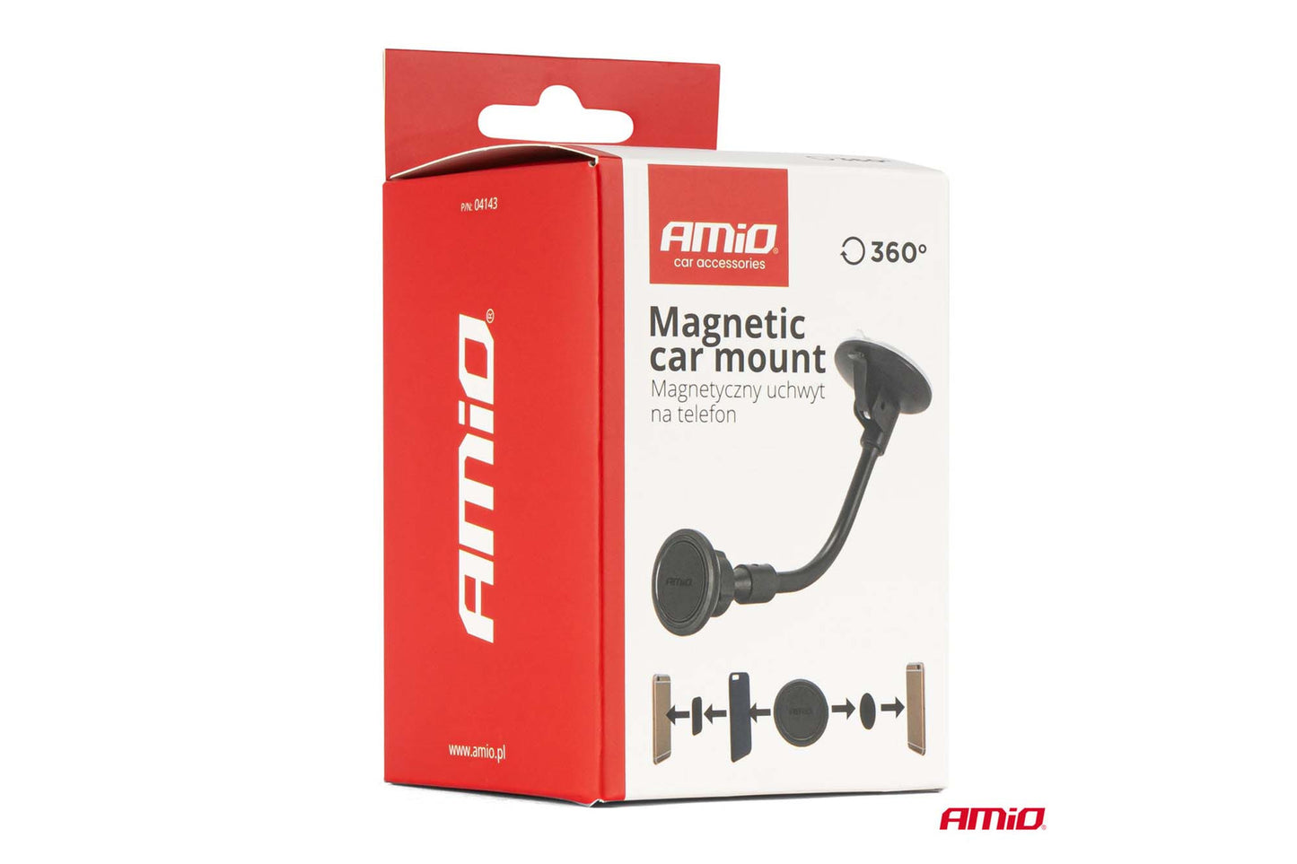 Amio Phone Holder with Flexible Arm, Suction Cup Mount