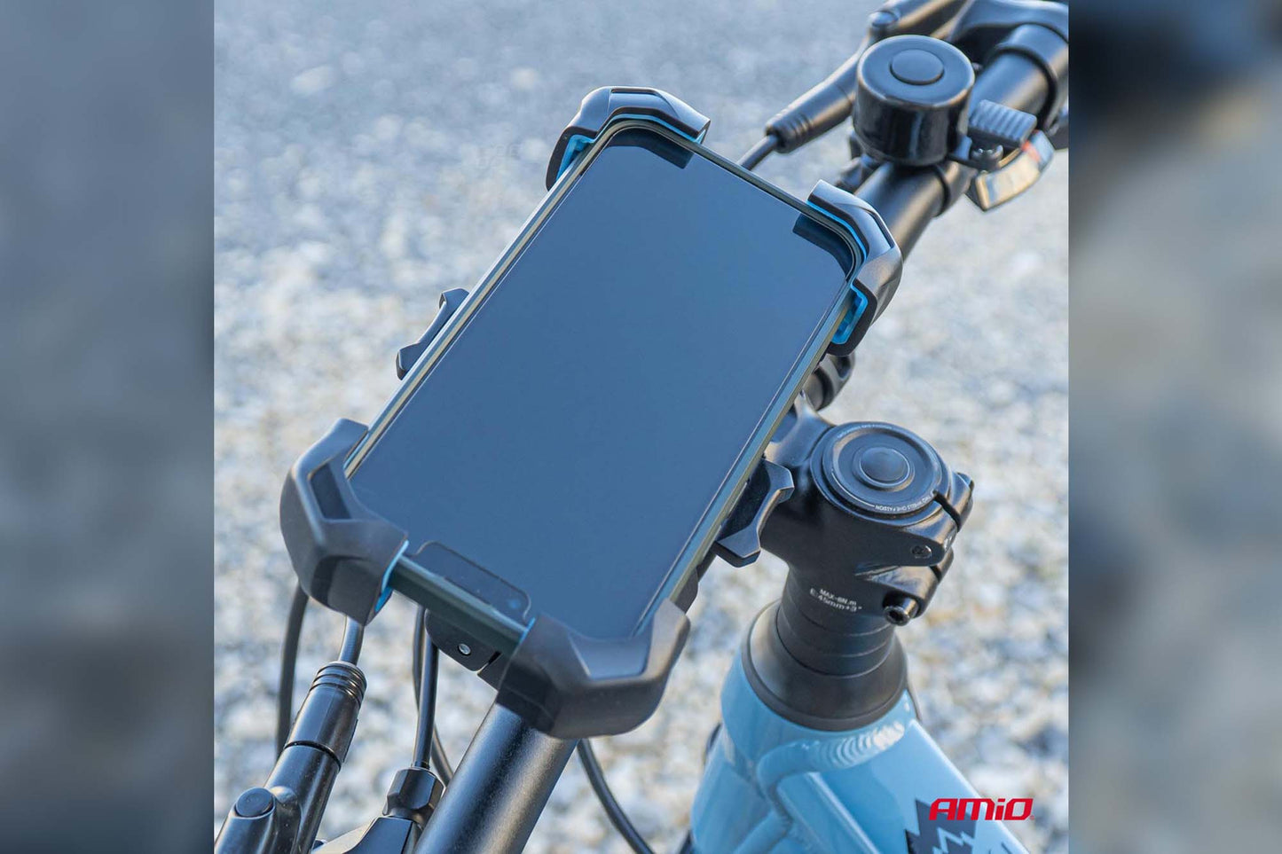Suport Amio pentru telefon - bicicleta sau motocicleta, cu cap rotativ 360°