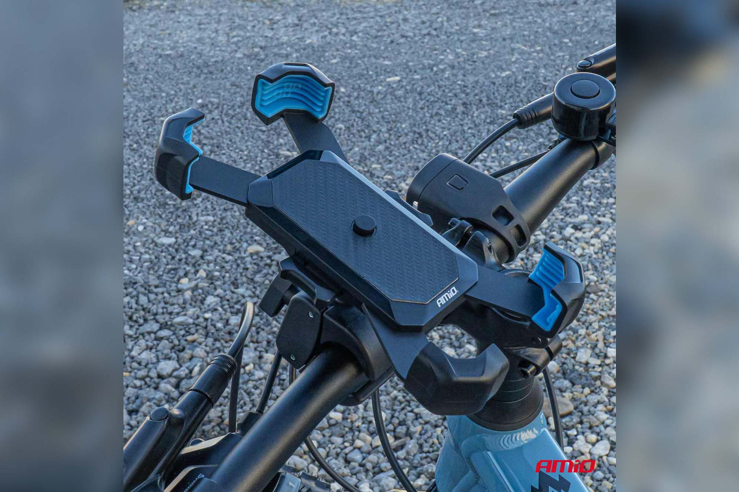 Suport Amio pentru telefon - bicicleta sau motocicleta, cu cap rotativ 360°