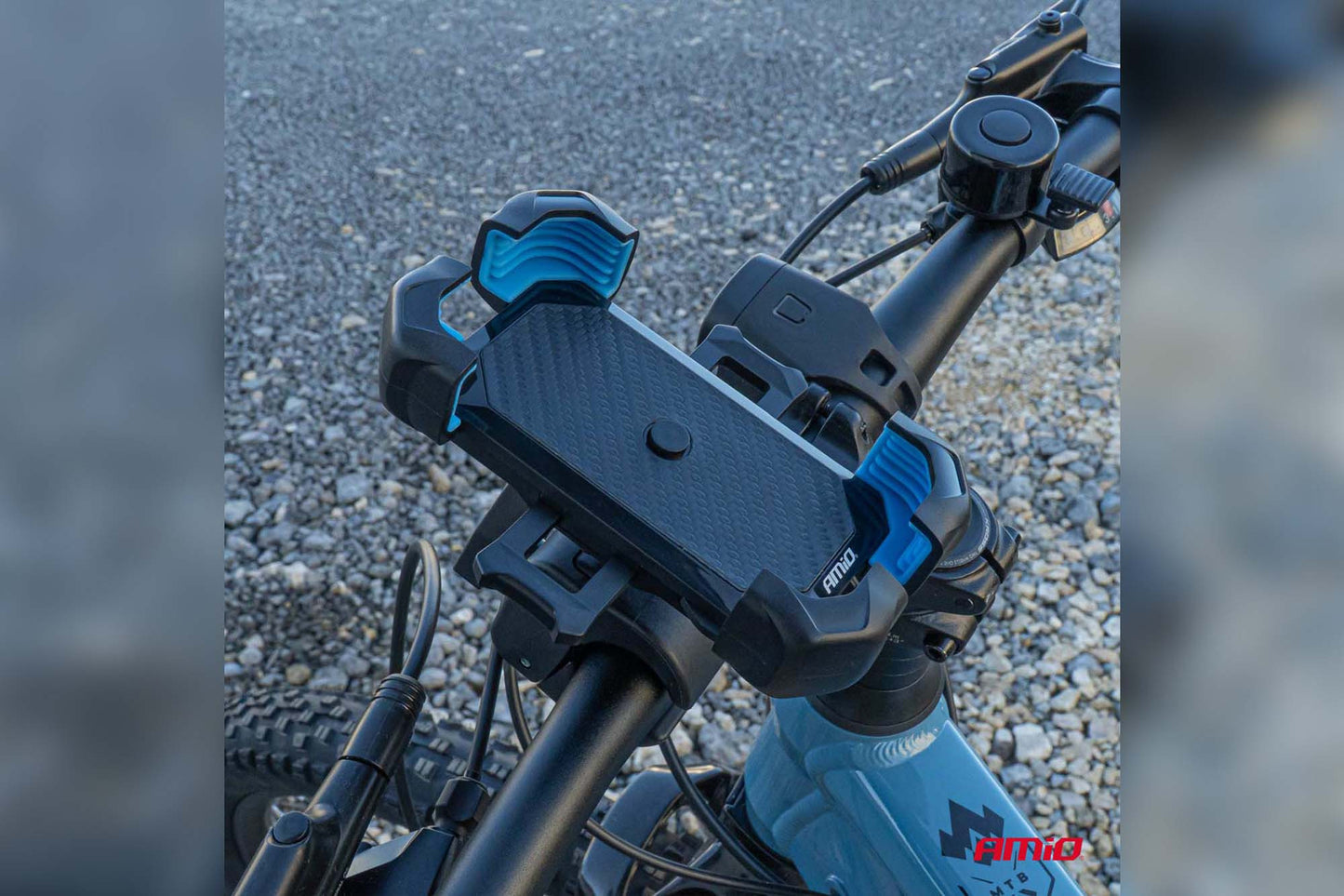 Suport Amio pentru telefon - bicicleta sau motocicleta, cu cap rotativ 360°