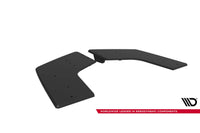 Extensii laterale Maxton Design tip Street Pro pentru bara spate Mitsubishi Lancer Evo X (2007-2015), negru mat