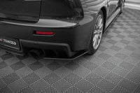 Extensii laterale Maxton Design tip Street Pro pentru bara spate Mitsubishi Lancer Evo X (2007-2015), negru mat