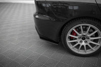 Extensii laterale Maxton Design tip Street Pro pentru bara spate Mitsubishi Lancer Evo X (2007-2015), negru mat