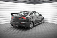 Extensii laterale Maxton Design tip Street Pro pentru bara spate Mitsubishi Lancer Evo X (2007-2015), negru mat