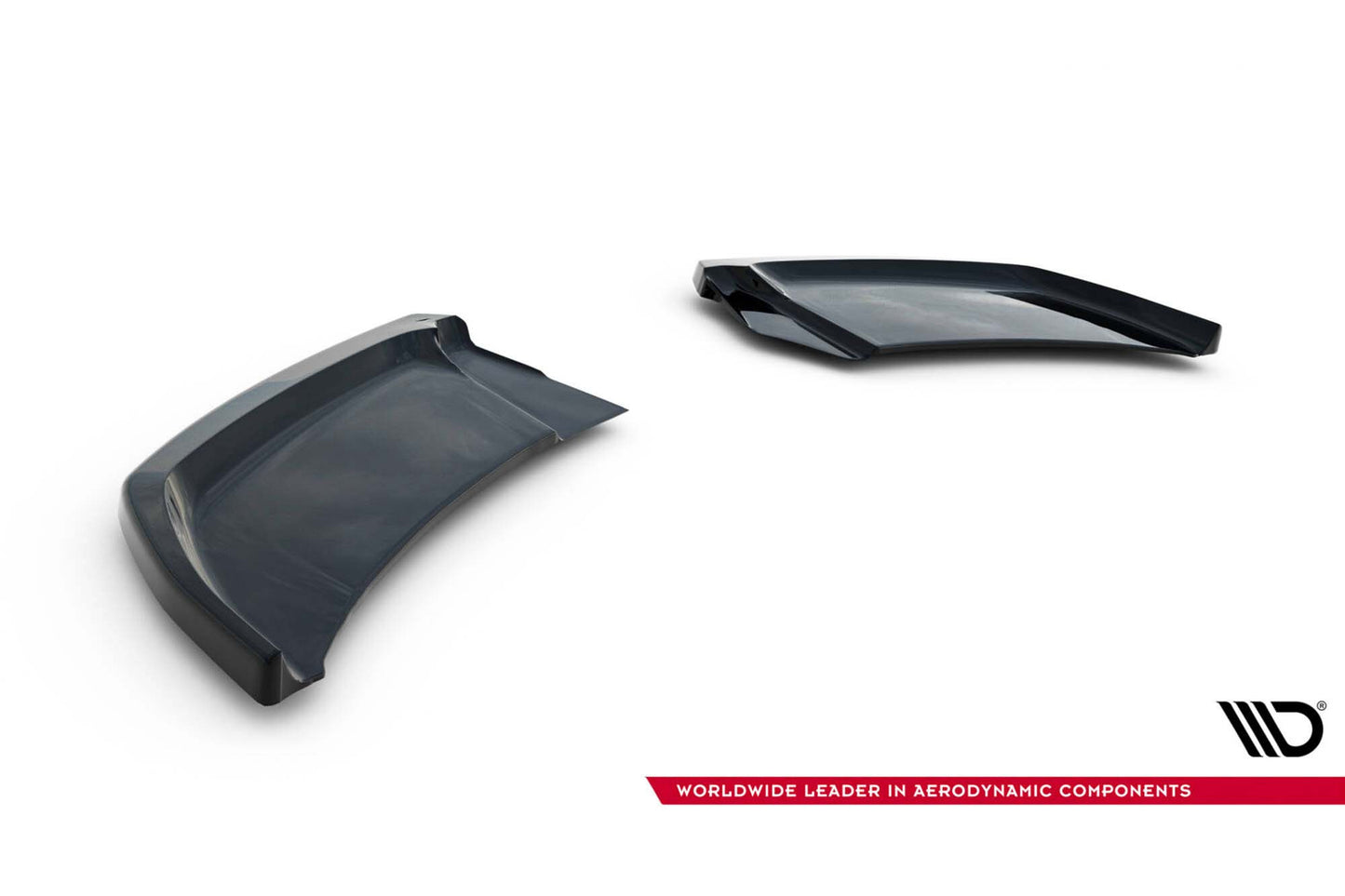 Extensii laterale Maxton Design versiunea 2 pentru bara spate Audi A1 S-Line GB dupa 2018, lacuit negru