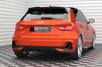 Extensii laterale Maxton Design versiunea 2 pentru bara spate Audi A1 S-Line GB dupa 2018, lacuit negru