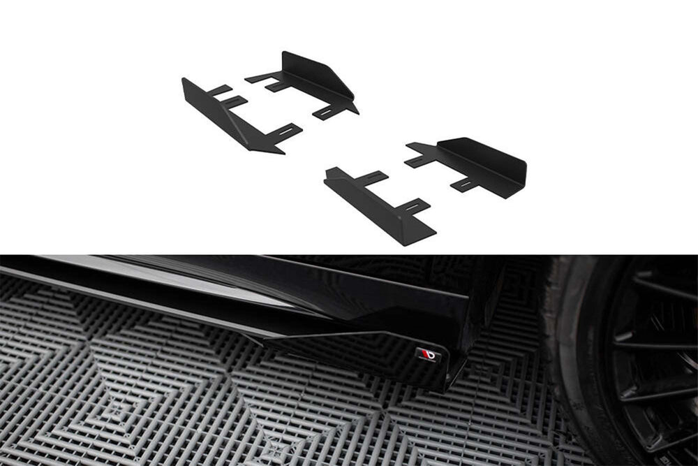 Praguri Maxton Design pentru Mercedes AMG A35 W177 hatchback (dupa 2023), lac negru