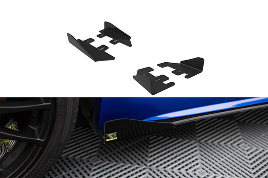 Praguri laterale Maxton Design pentru Subaru WRX STI (2014-2021), negru lucios
