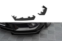 Praguri laterale pentru bara fata Maxton Design pentru Honda Civic (2017-2022), lac negru