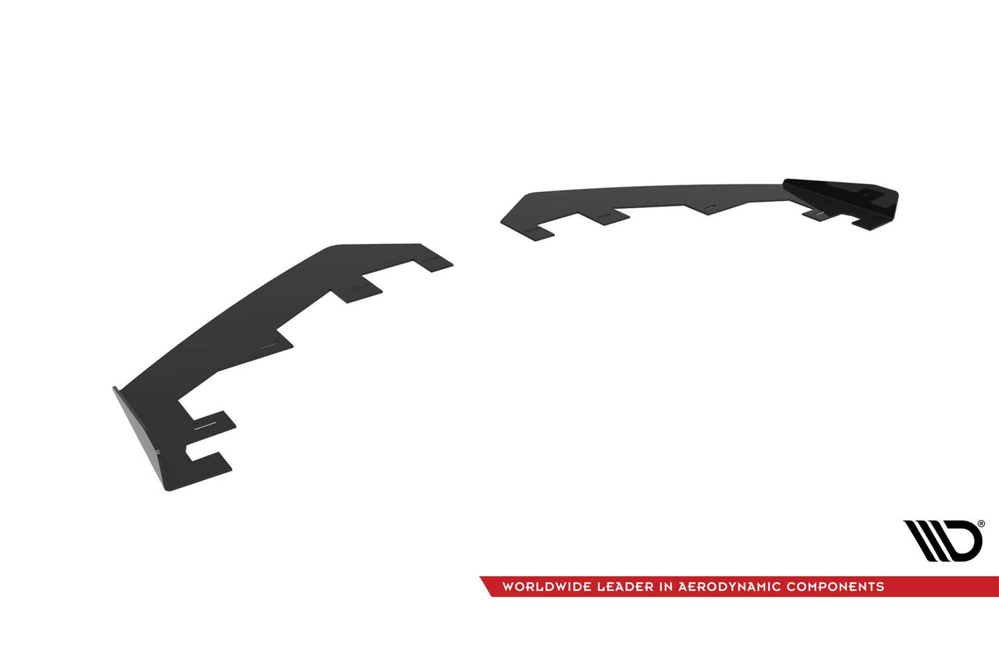 Praguri laterale pentru bara fata Maxton Design pentru Honda Civic (2017-2022), lac negru