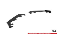 Praguri laterale pentru bara fata Maxton Design pentru Honda Civic (2017-2022), lac negru
