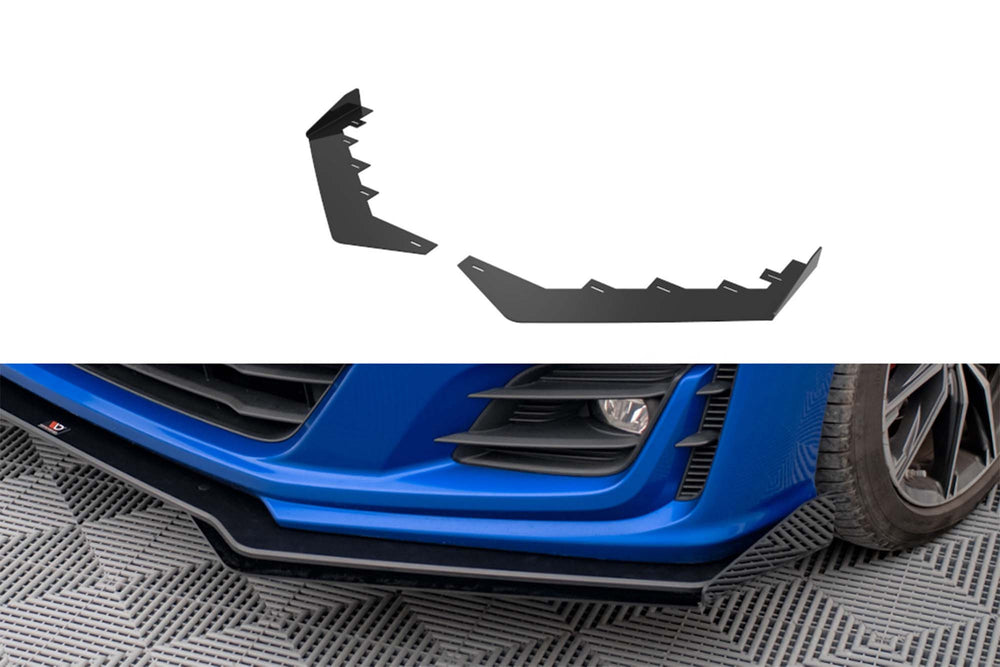 Insertii laterale Maxton Design pentru bara fata Subaru BRZ (2012-2021), negru lucios