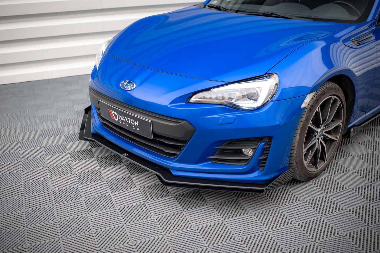Insertii laterale Maxton Design pentru bara fata Subaru BRZ (2012-2021), negru lucios