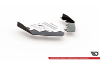 Insertii laterale Maxton Design pentru bara fata Volkswagen Polo GTI (2017-2021), lac negru