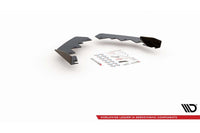 Insertii laterale Maxton Design pentru bara fata Volkswagen Polo GTI (2017-2021), lac negru