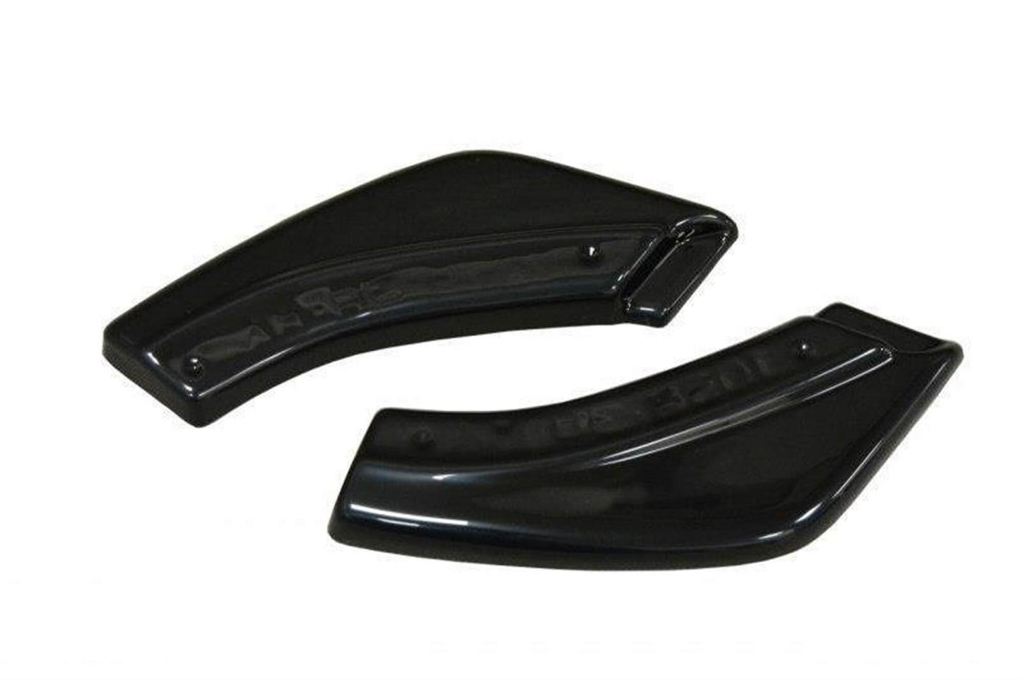 Maxton Design insertii laterale pentru bara spate standard a VW Beetle (2011-2015), negru lac