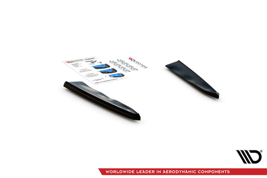 Maxton Design insertii laterale pentru bara spate BMW X5 G05 (dupa 2018), lac negru