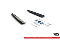 Maxton Design insertii laterale pentru bara spate BMW X5 G05 (dupa 2018), lac negru
